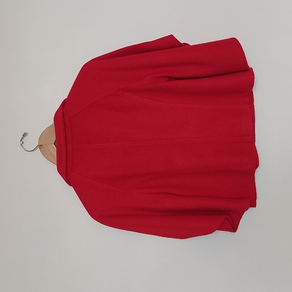Chloe red bell sleeve copped jacket - Picture 4 of 14